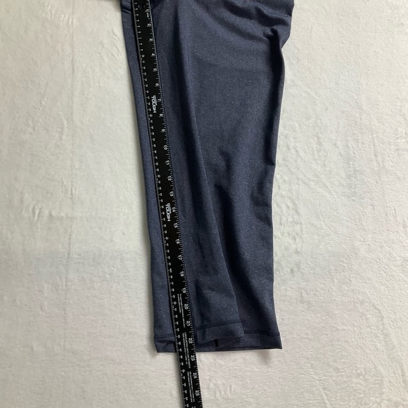 Lululemon Relaxed Fit Crop II Pants Heathered Deep Indigo Blue Gray Sz 8 - Picture 11 of 12